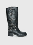 Buckle Down Boots Black