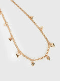 Forever Loved Heart Chain Belt Gold