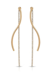 Ettika Spin Around Linear Dangle Earrings