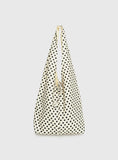 Sunday Sunrise Slouchy Bag White Polka Dot