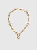 Darcee Heart Pendant Necklace Gold