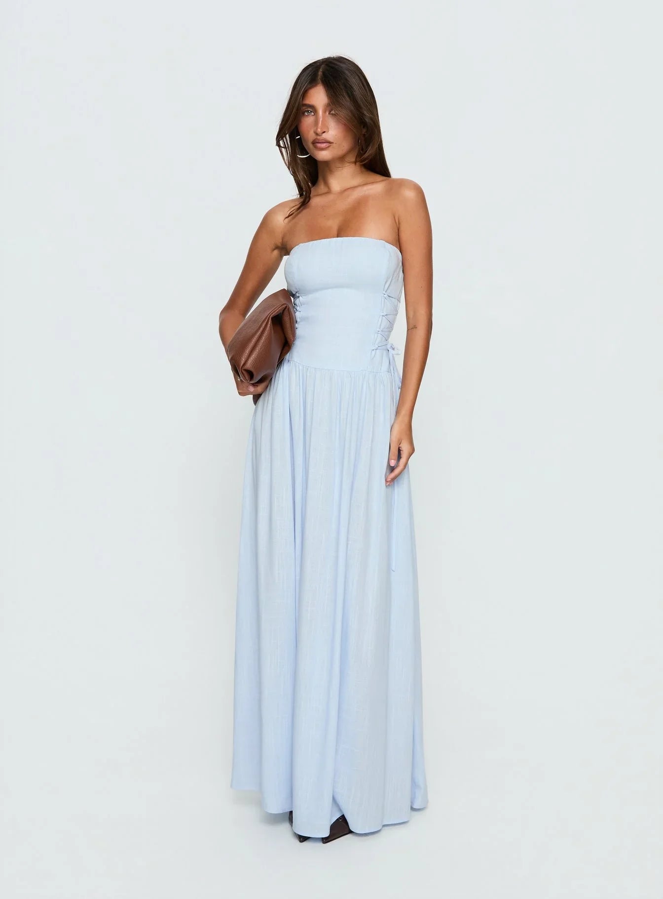 So Far So Good Maxi Dress Baby Blue