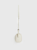 Corlee Woven Faux Leather Cylinder Bag Cream