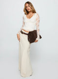Pitter Long Sleeve Top Cream