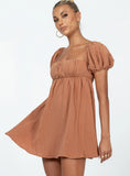 Lets Dance Mini Dress Brown
