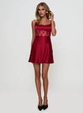Le Tigre Lace Mini Dress Red
