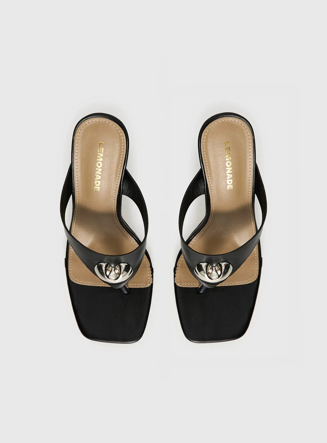 Gifted Thong Heels Black