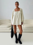 Preacher Playsuit White Check