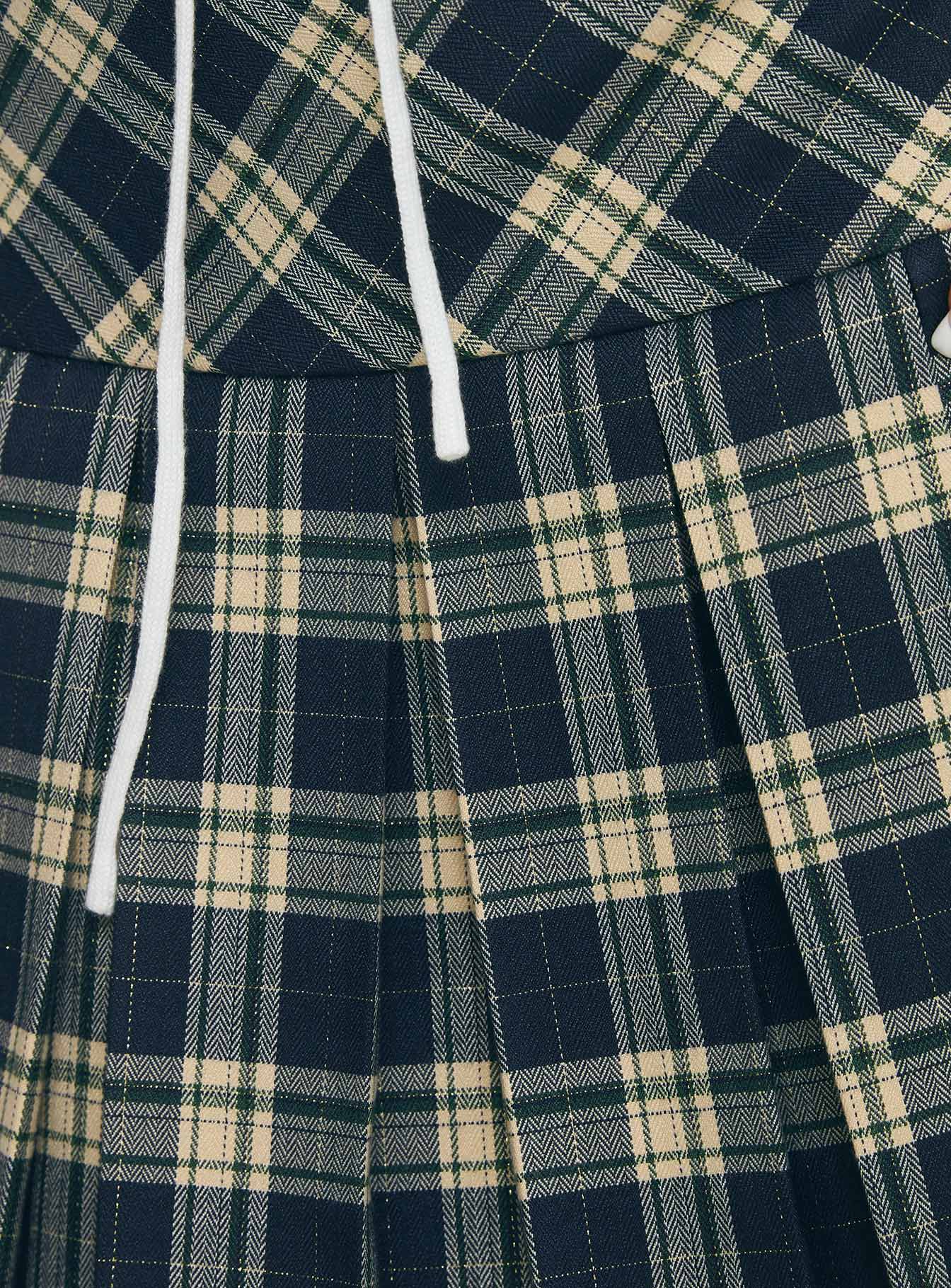 Winn dixie Pleated Mini Skirt Check