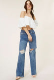 Darcie White Flowy Off Shoulder Crop Top