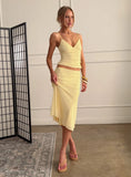 Zylen Cami Set Yellow