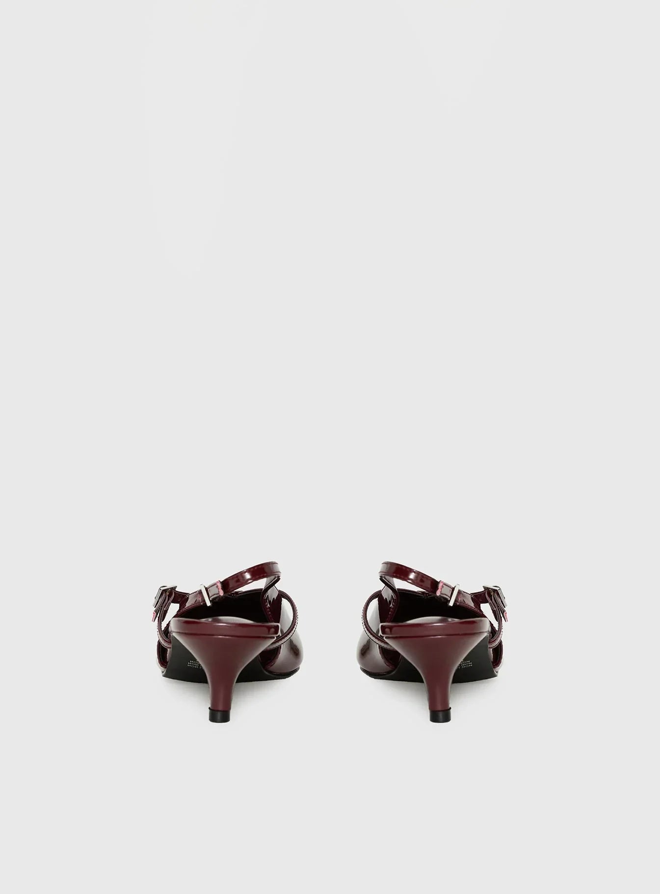 Therapy Irving Slingback Heels Burgundy
