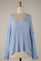 Bradford Sky Blue Oversized Sweater