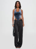 Seleneah Halter Top Slate