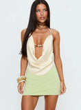 Brennah Jersey Mini Skort Pistachio