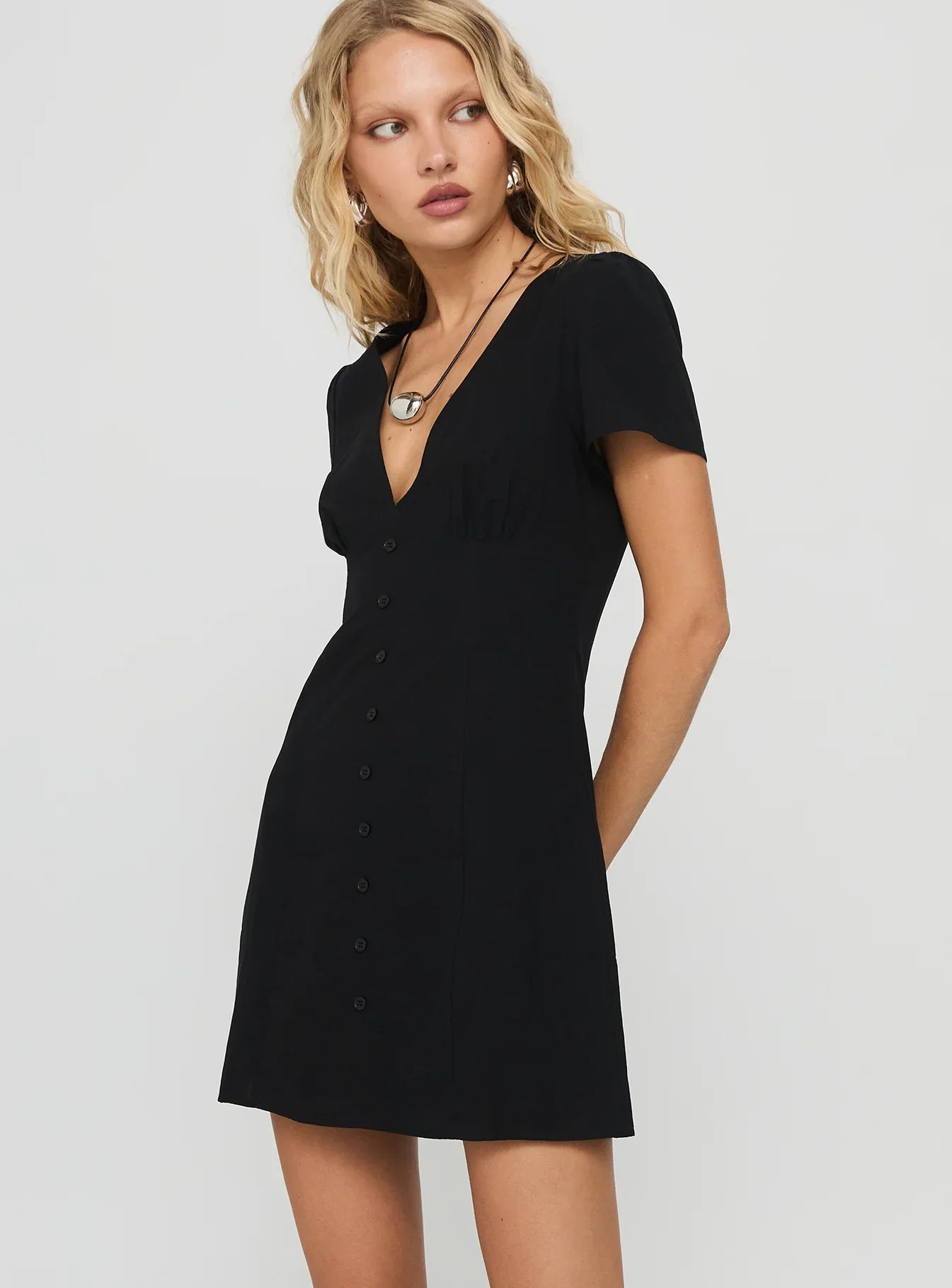 Loveliness Playsuit Black Tall