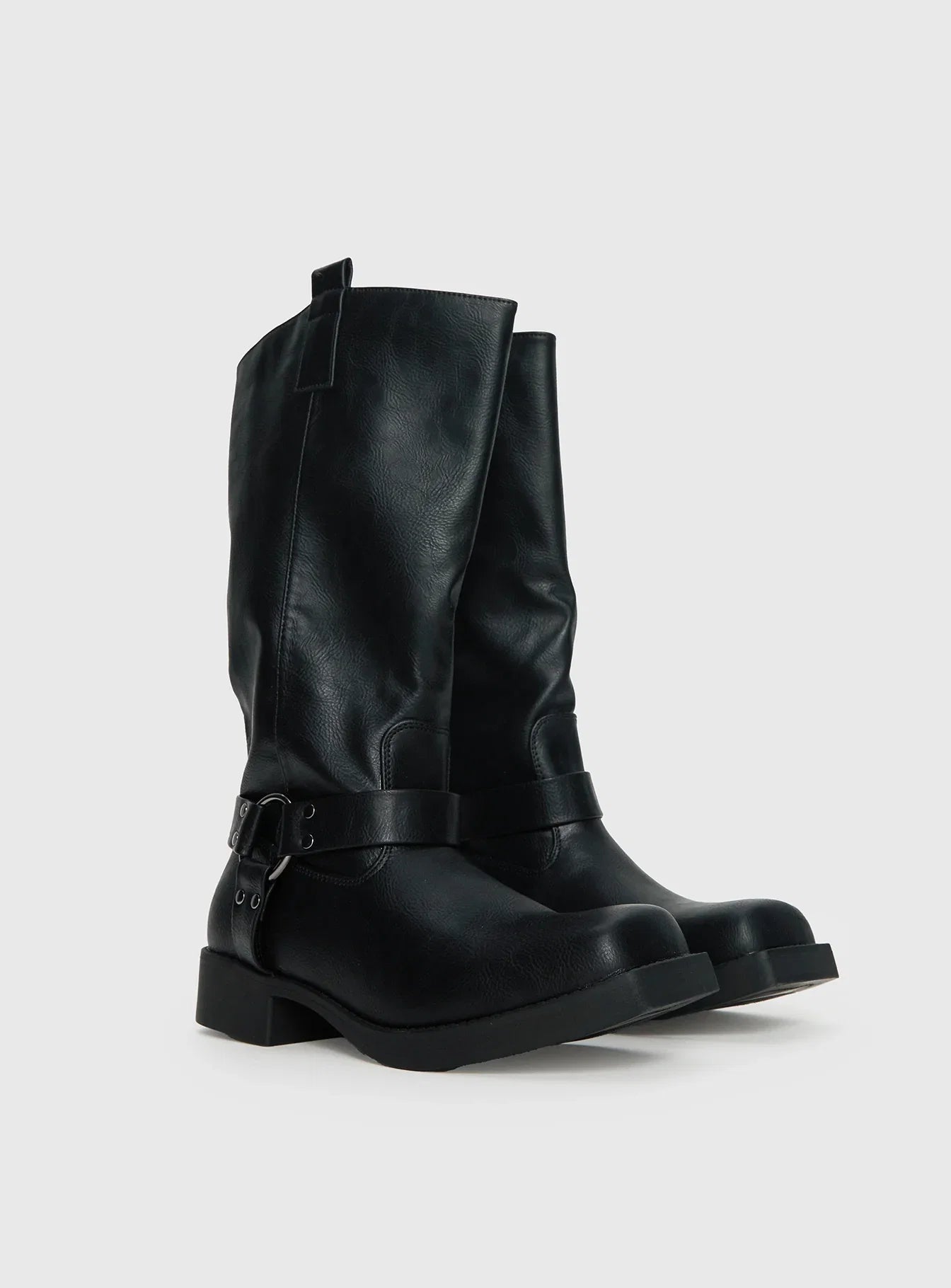 Wrecked Western Boots Black