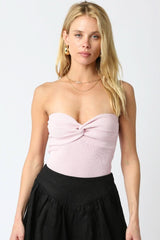 Becca Blush Twist Knot Tube Top