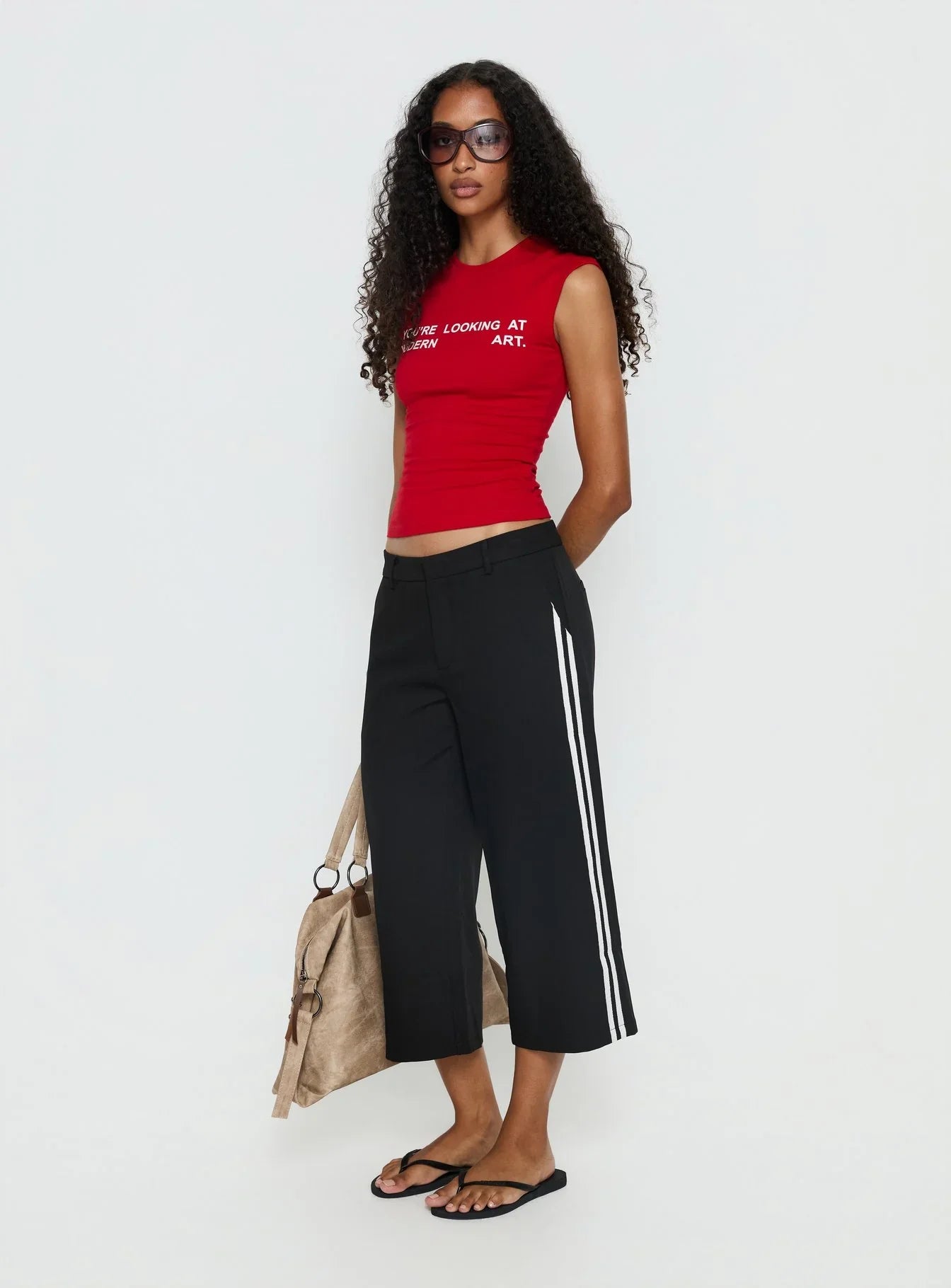 Genesis Capri Pants Noir