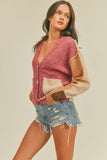Joe Berry and Camel Colorblock Cardigan