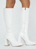 Montgomery Boot White Croc