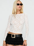 Martine Sheer Top White