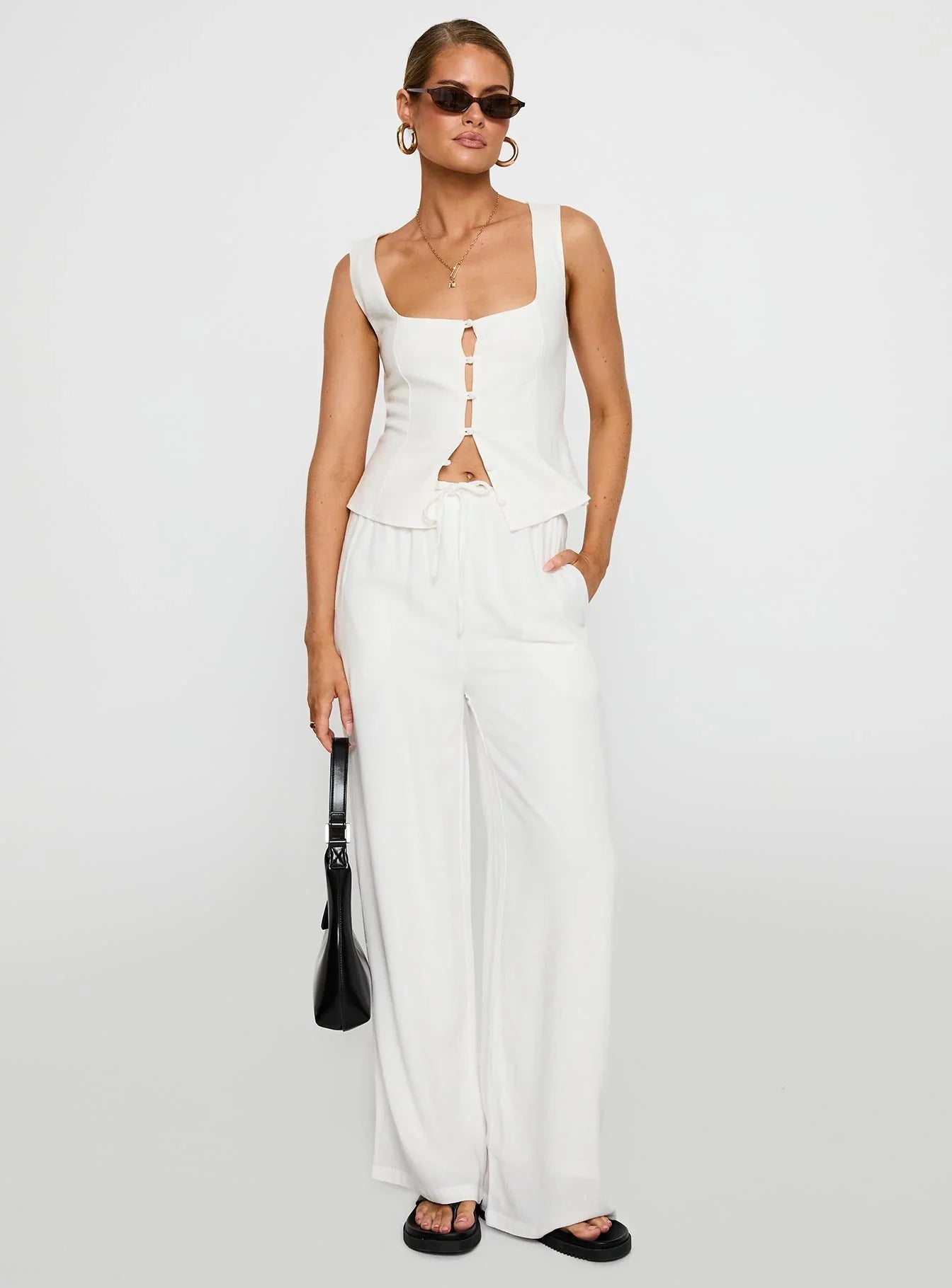 Parklea Pants White Tall