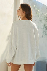 Arkansas Grey Crew Neck Sweatshirt