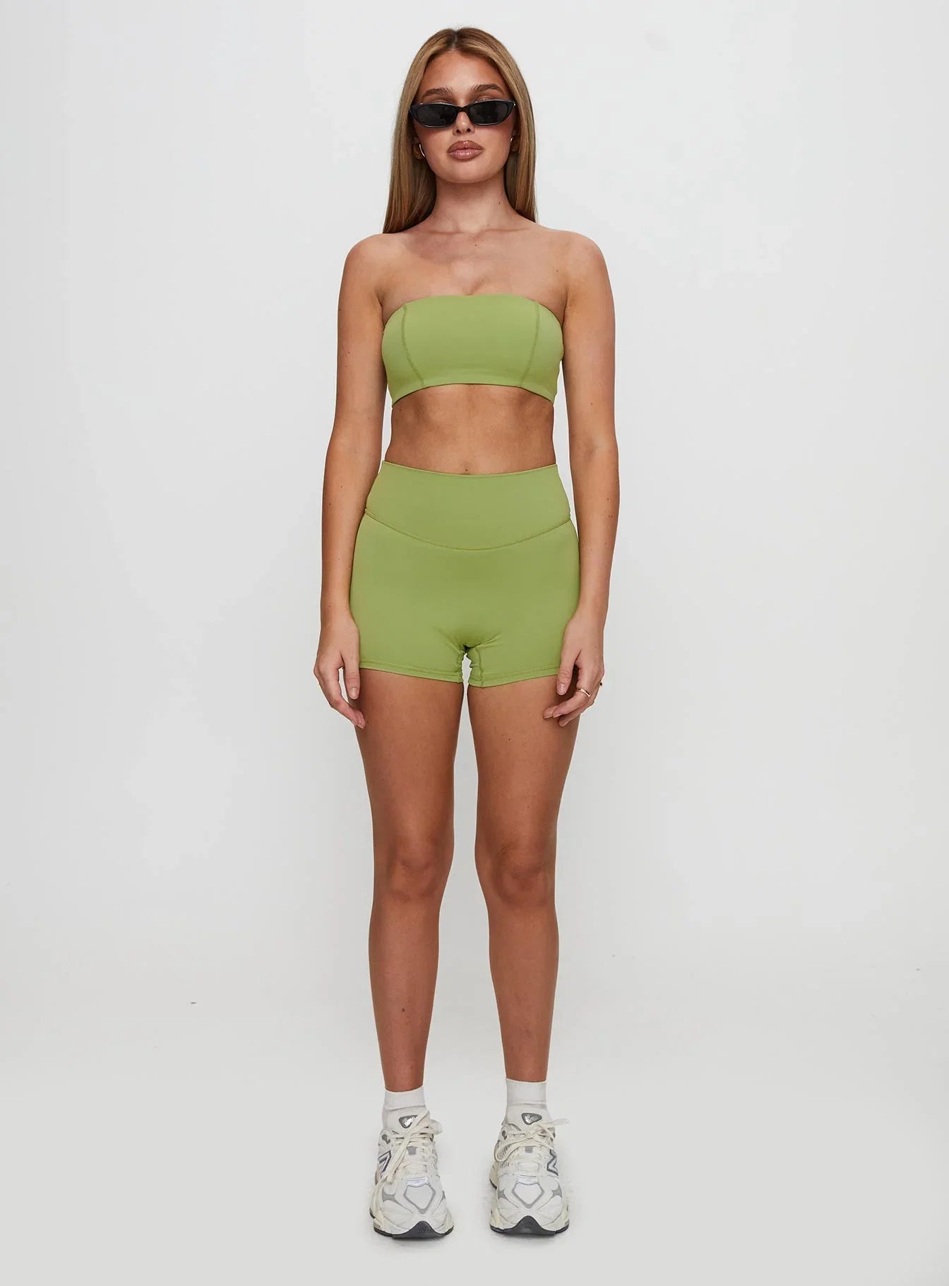 End Goal Active Bandeau Top Green