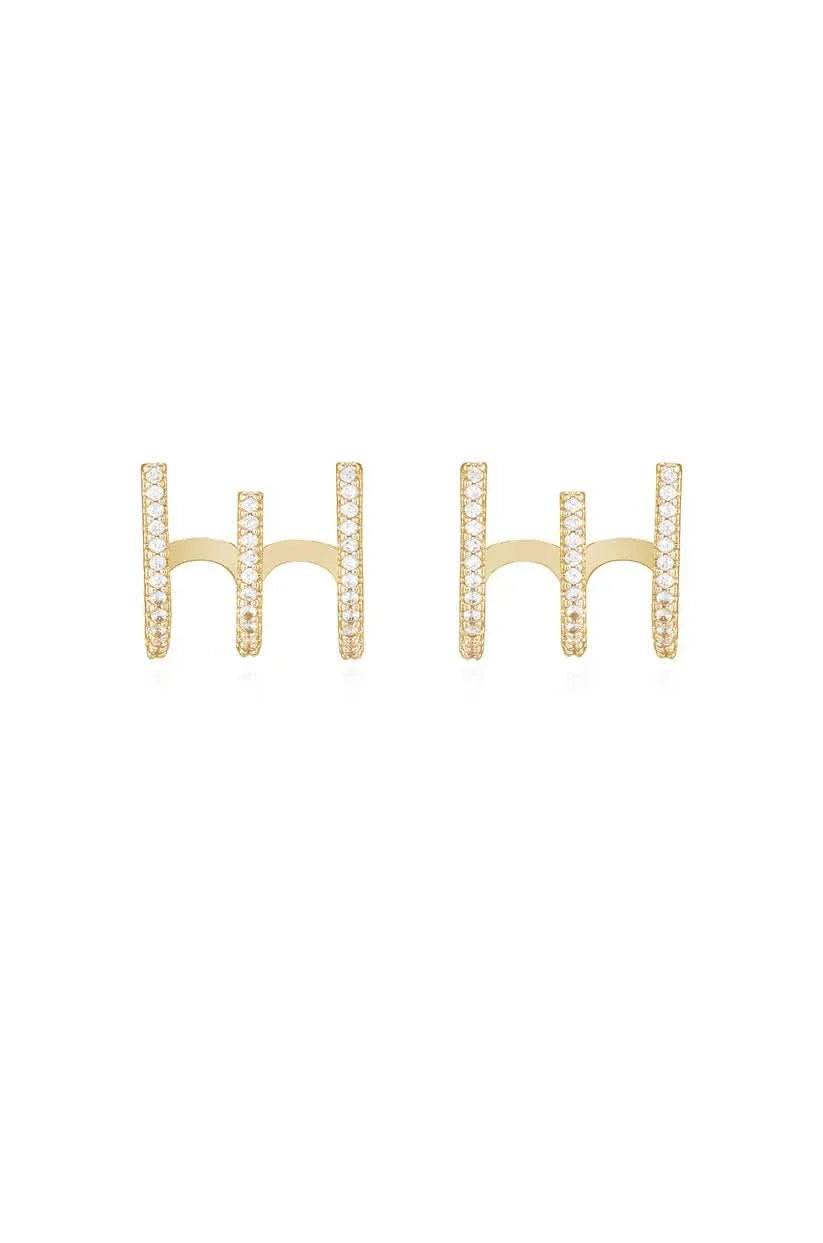 Ettika Sparkle Triple Illusion Ear Wrap