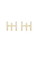 Ettika Sparkle Triple Illusion Ear Wrap