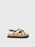 Odi Sandals Tan Black