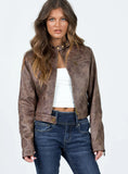 Bella Moto Jacket Chocolate