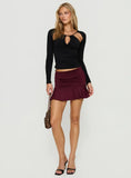 Celebrations Mini Skirt Wine