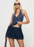 Lemoni Skort Denim Mid Wash