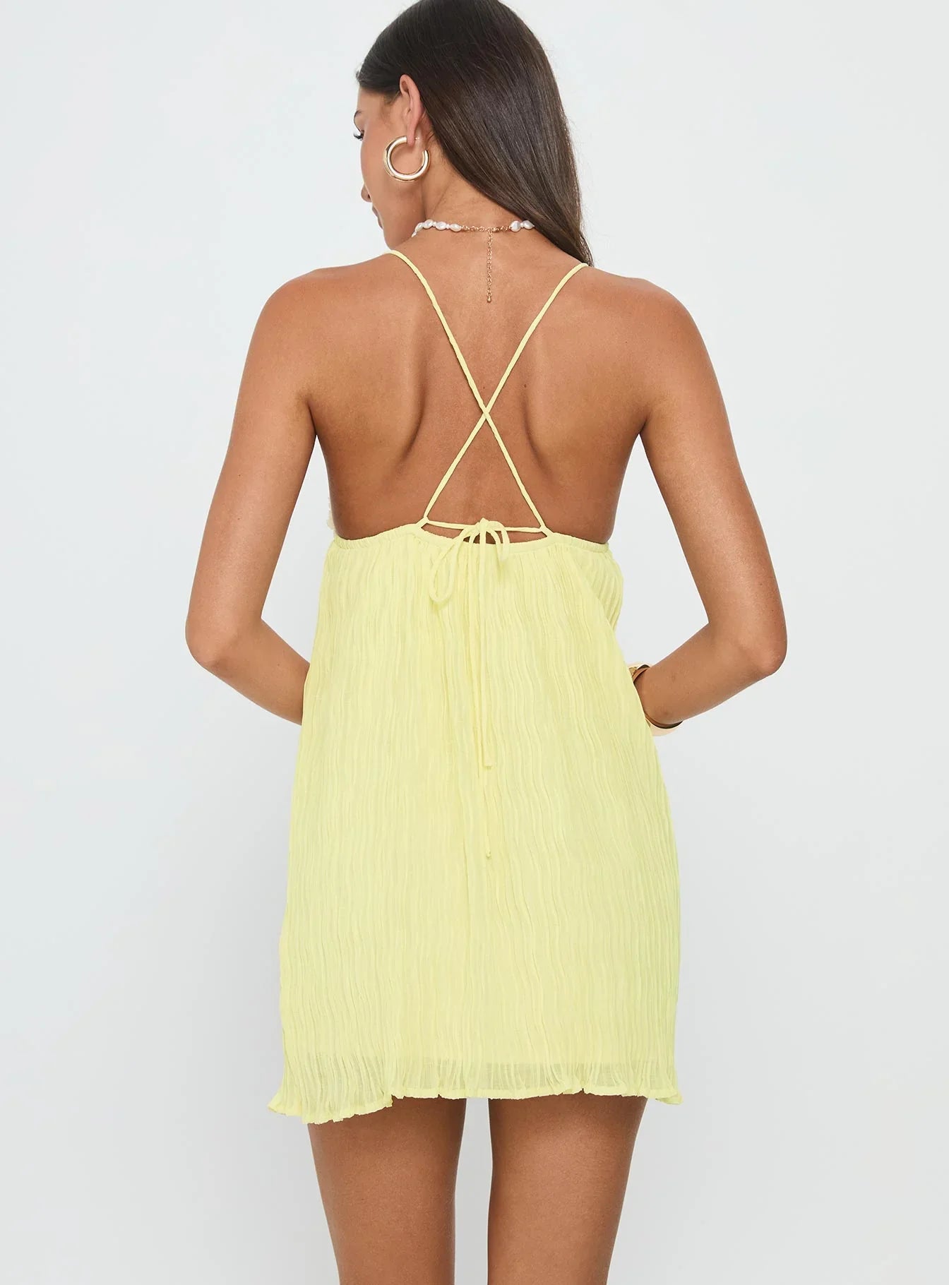 Matea Mini Dress Lemon