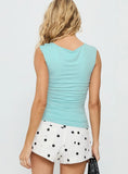 Perfect Harmony Ruched Top Blue