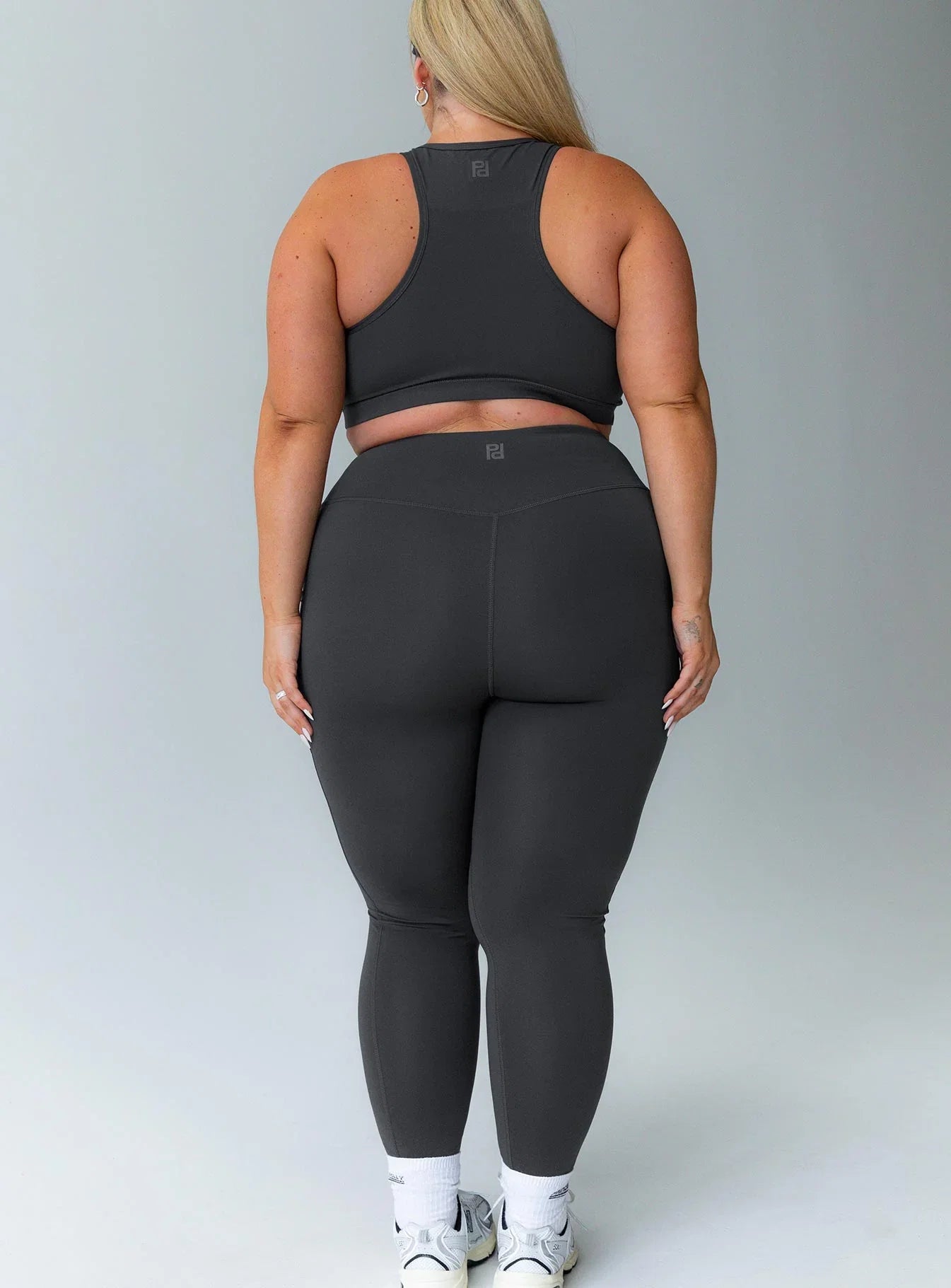 Unstoppable Activewear 7 8 Leggings Grey Curve
