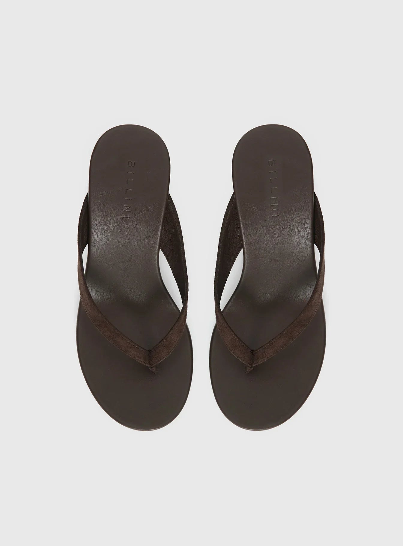 Billini Ravyn Heels Dark Cacao Faux Suede