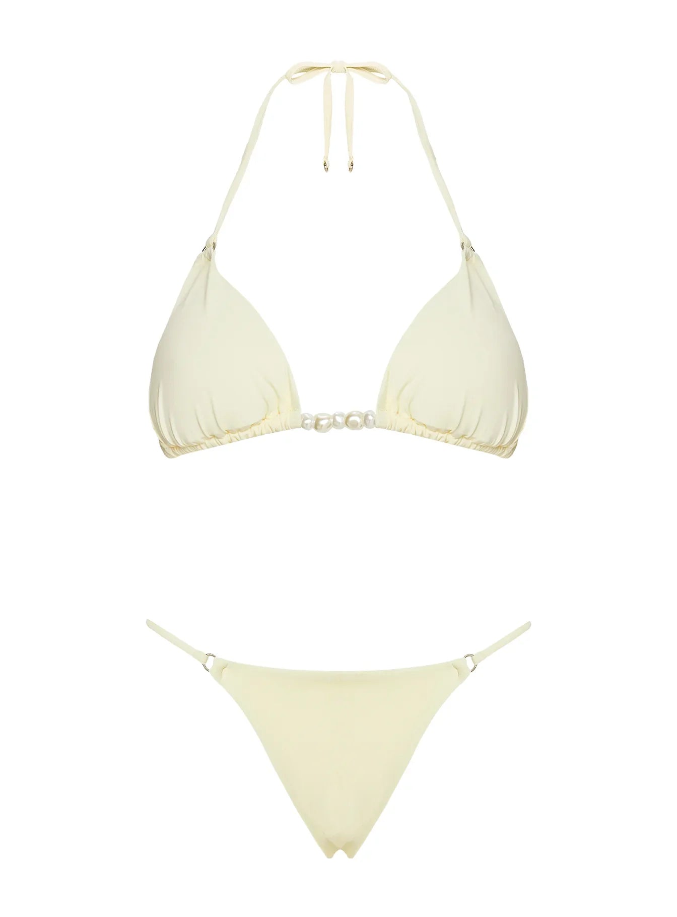 Adrah Cheeky Bikini Bottoms Yellow