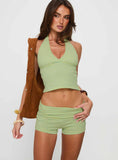 Whimsey Folded Shorts Yellow Stripe