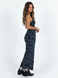 Cotter Maxi Dress Blue Floral