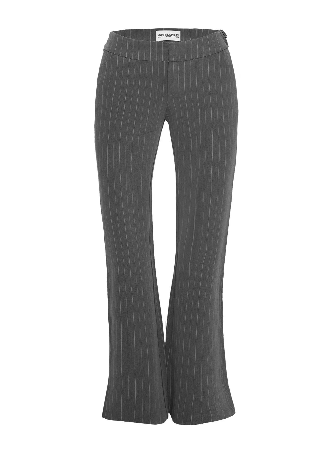 Calexico Buckle Pant Grey Pinstripe