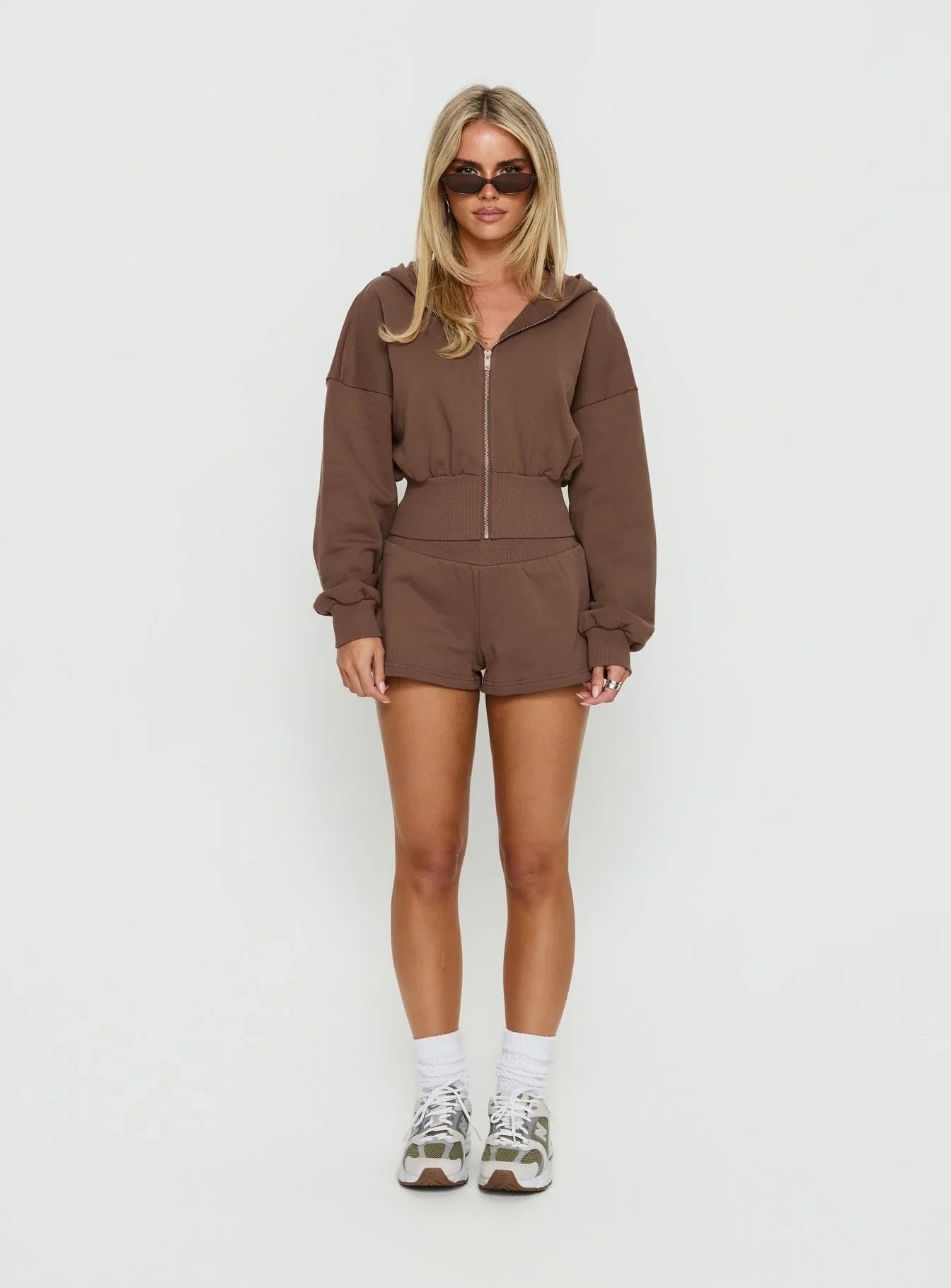 Daybreak Rib Waist Shorts Cocoa