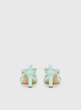 Azira Flower Detail Heels Blue