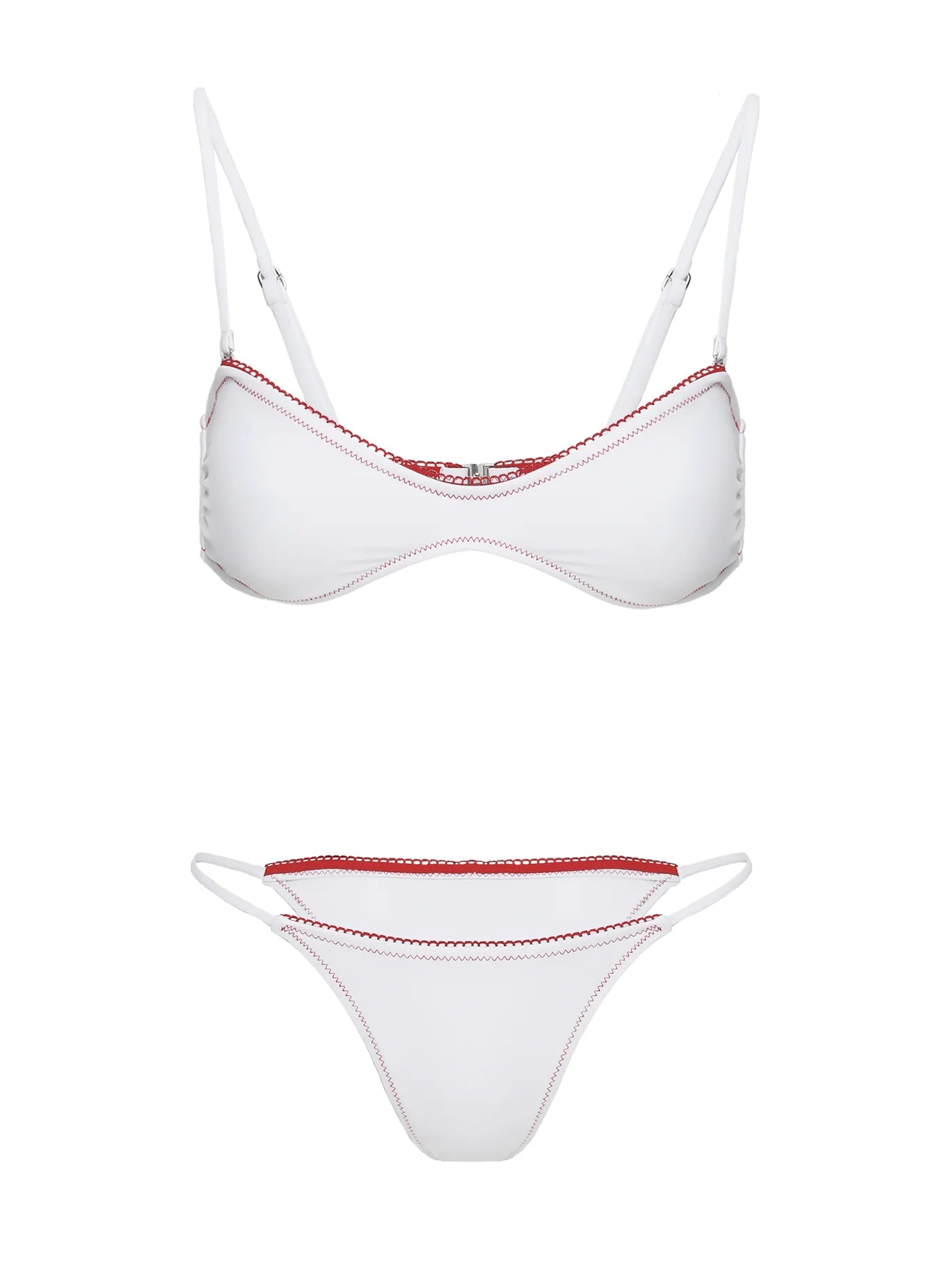 Othella String Bikini Bottoms White Red