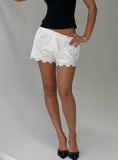 Danyi Anglaise Shorts White