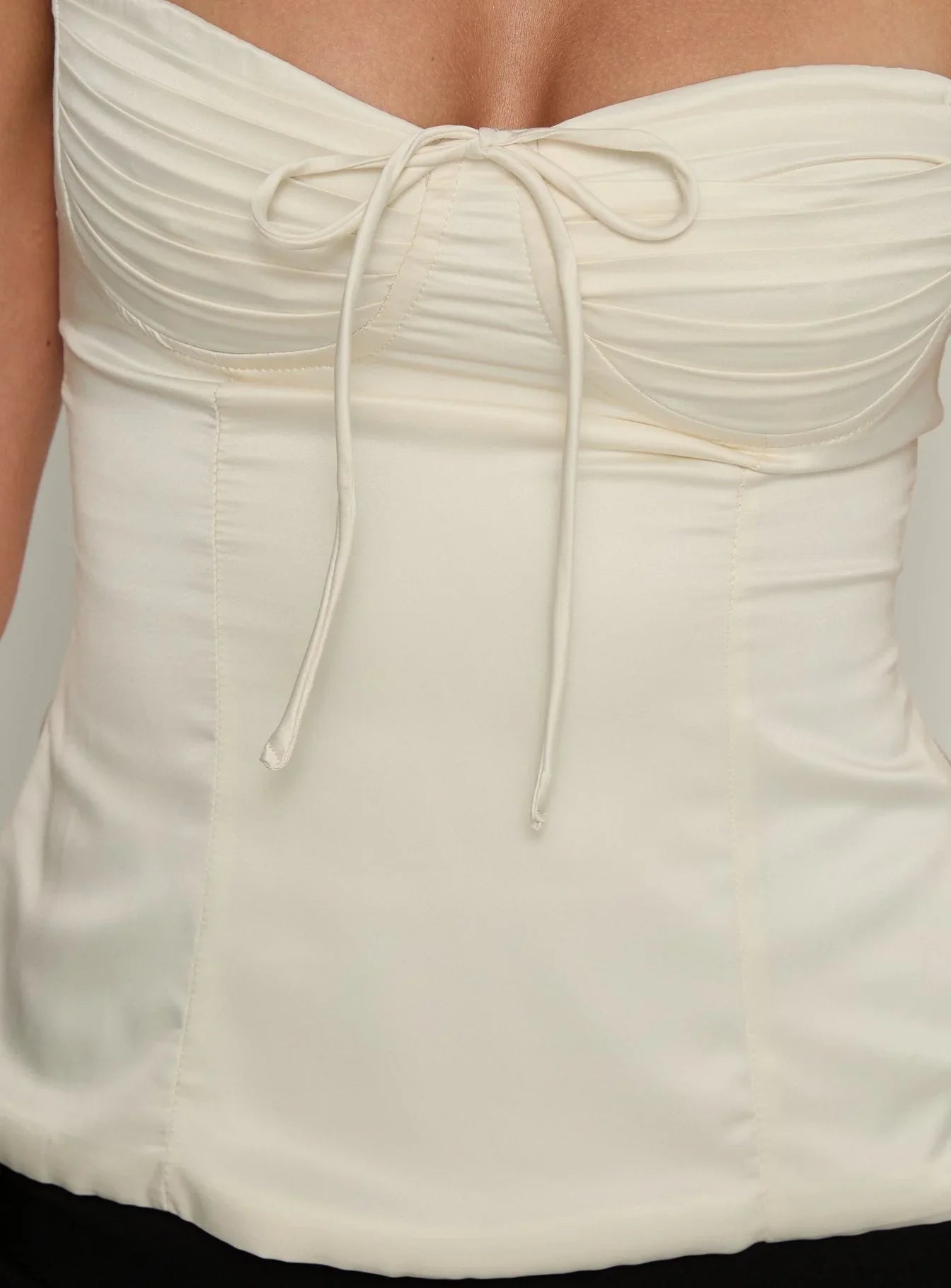 Hildy Tie Back Top Butter