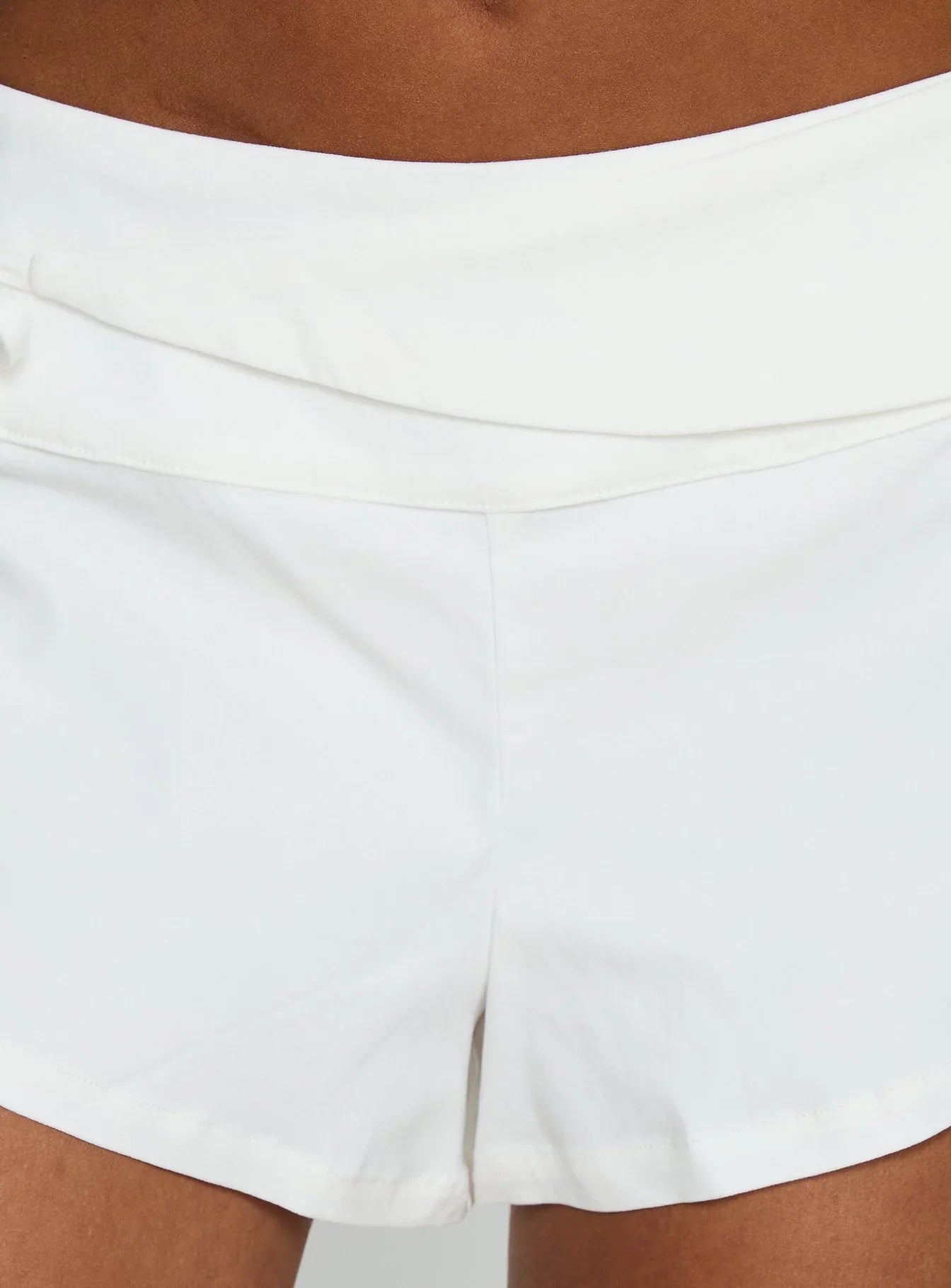 Senzo Wrap Shorts White