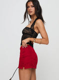 Gigi Lace Skort Red